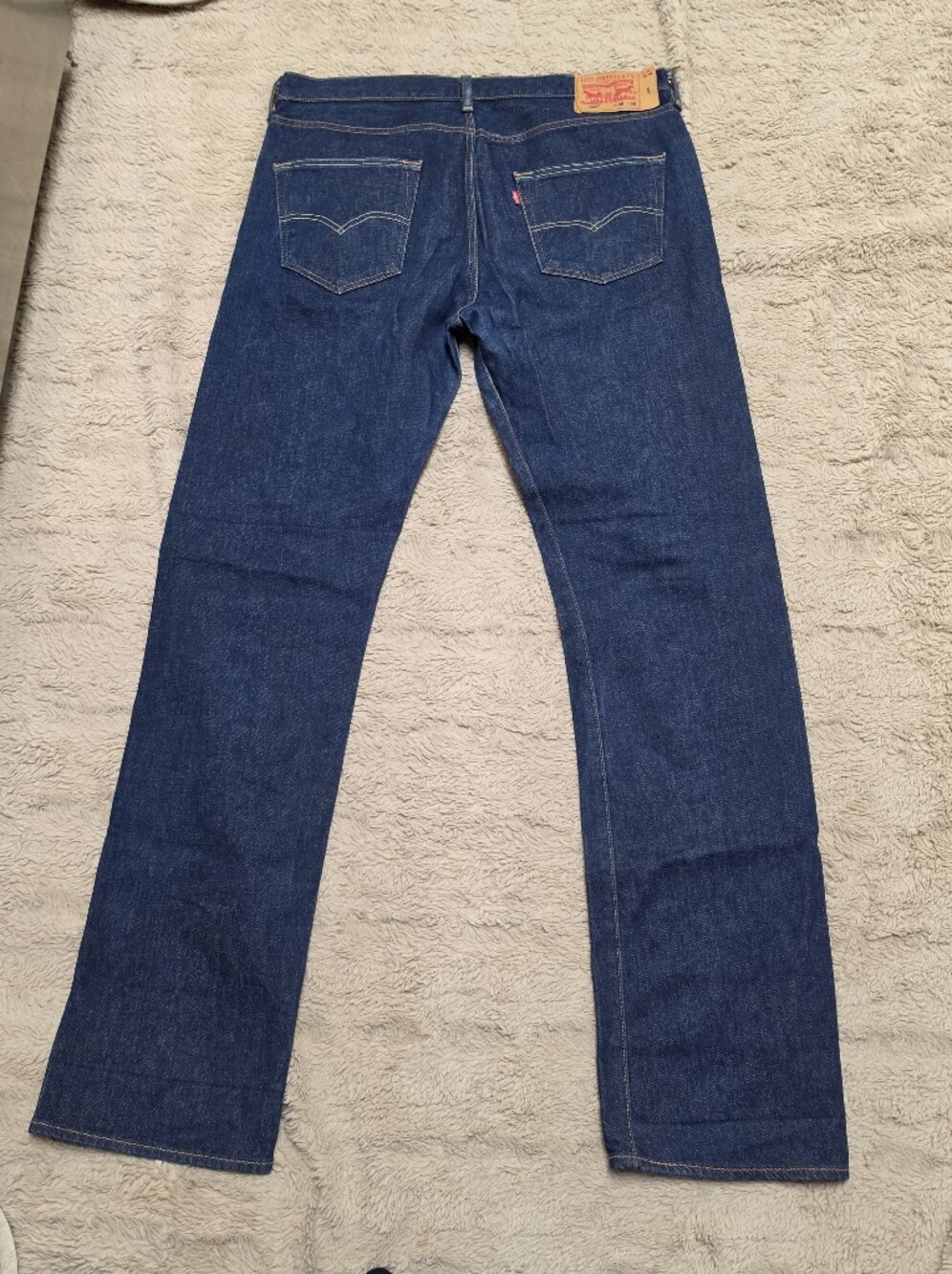 Levi's Men's Straight Leg Jeans 501 Button Fly 36 X 36